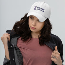 Load image into Gallery viewer, DDX3X Baseball Hat - Purple Embroidery