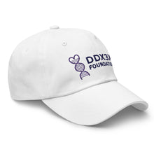 Load image into Gallery viewer, DDX3X Baseball Hat - Purple Embroidery