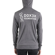 Load image into Gallery viewer, Unisex Zip Hoodie - White Print