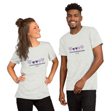 Load image into Gallery viewer, 5 Heart Twin Family Unisex t-shirt
