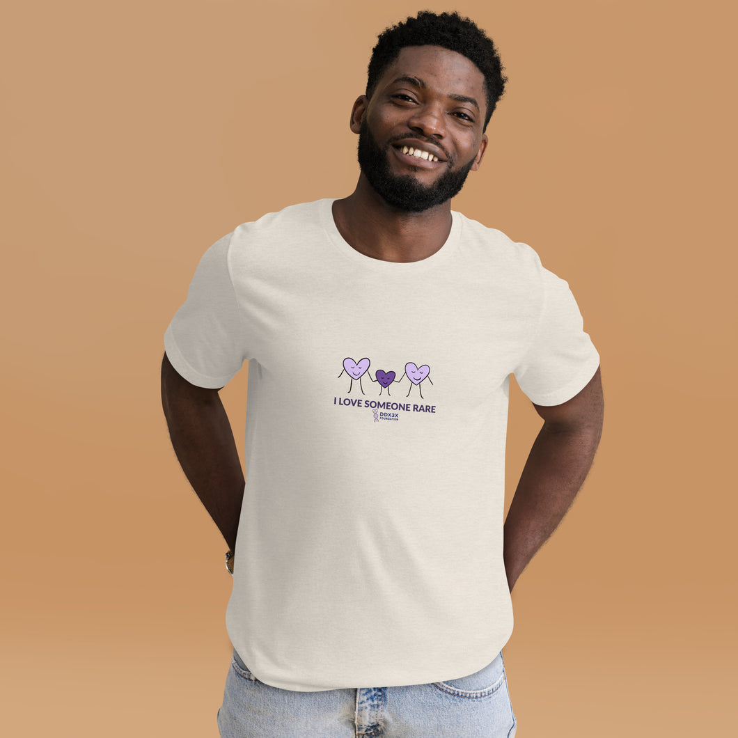 3 Heart Family Unisex t-shirt