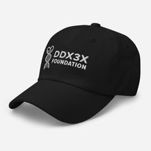 Load image into Gallery viewer, DDX3X Dad Hat - White Embroidery
