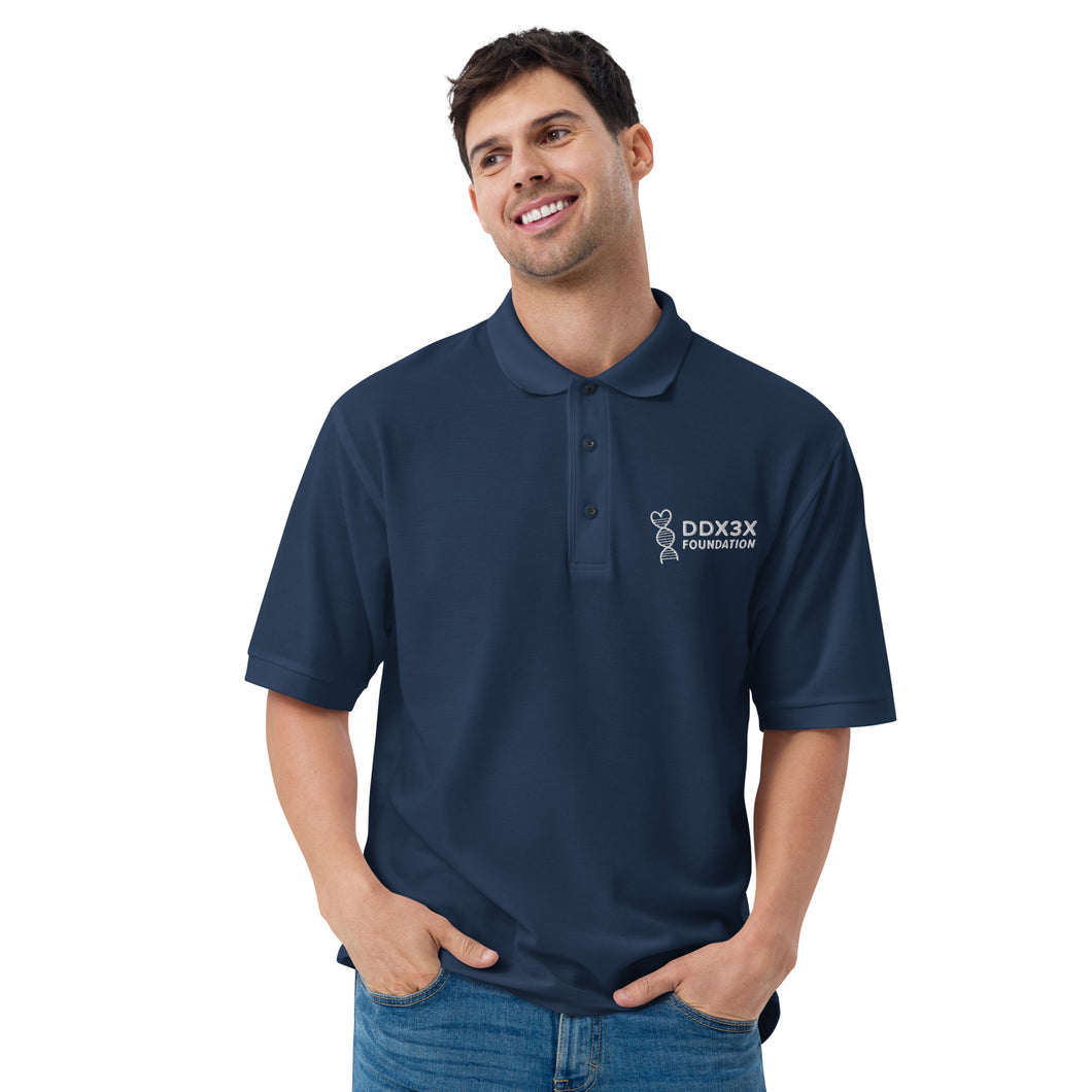 DDX3X Collared Polo Navy Shirt