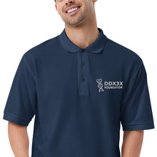 Load image into Gallery viewer, DDX3X Collared Polo Navy Shirt
