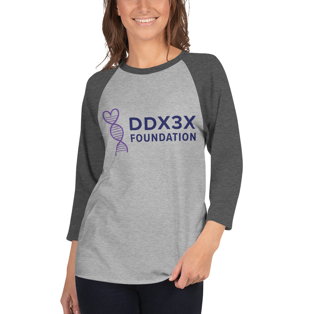DDX3X 3/4 sleeve raglan shirt