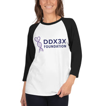 Load image into Gallery viewer, DDX3X 3/4 sleeve raglan shirt
